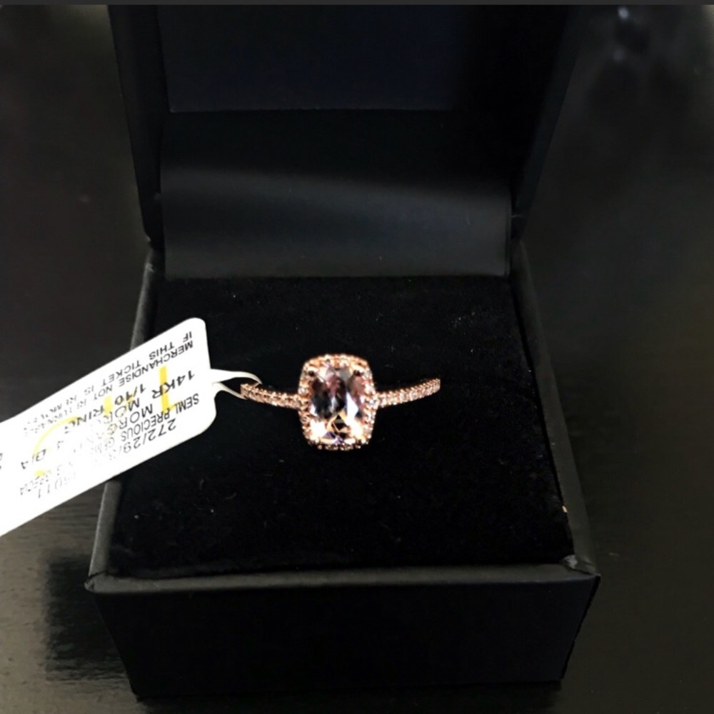 Morganite Ring size 7